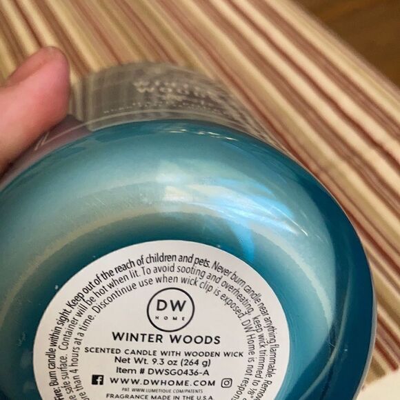 DW Home Winter Woods Wooden Wick Candle - Picture 4 of 5